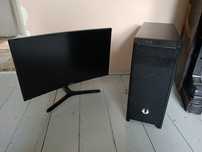 Komputer PC + monitor 24 cale. Do gier/pracy