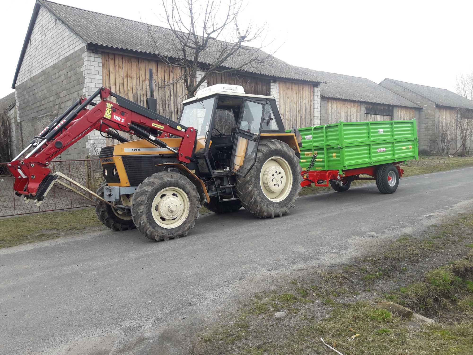 Montaż Transport !Tur-5 1600kg ! Ładowacz Ursus Mtz Zetor Belarus