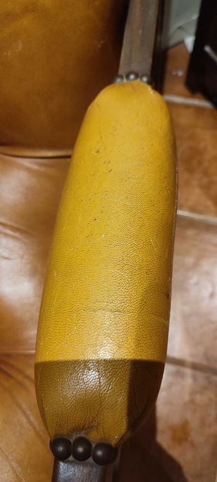 Cadeirão Baloiço em Pele