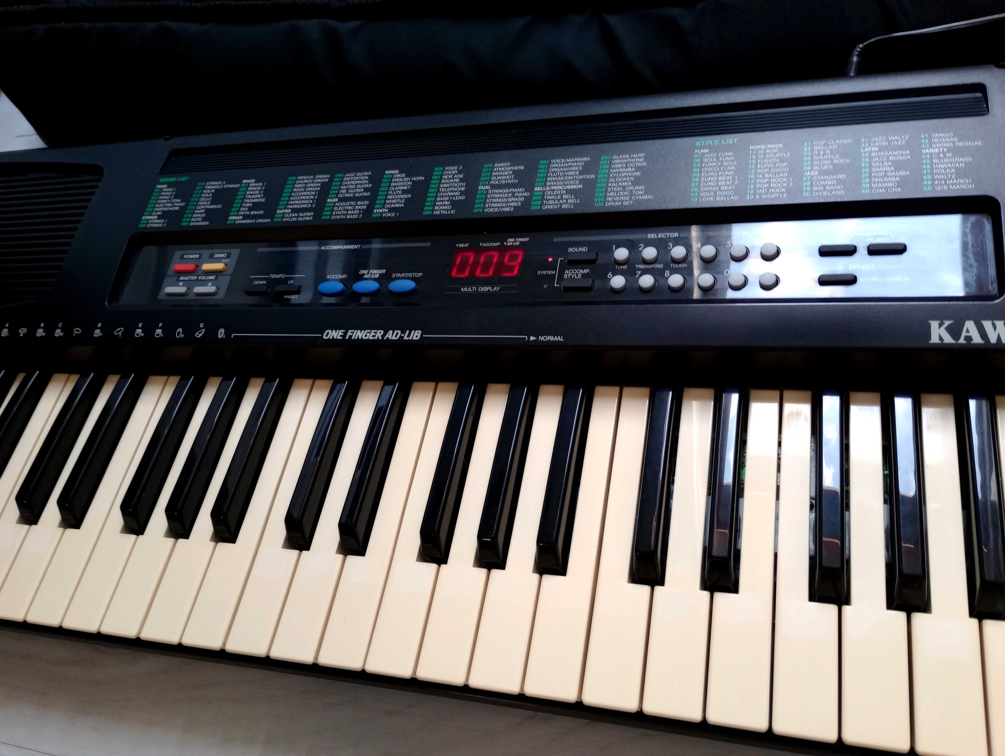Japoński Keyboard Kawai x30 z touch response + pokrowiec + zasilacz