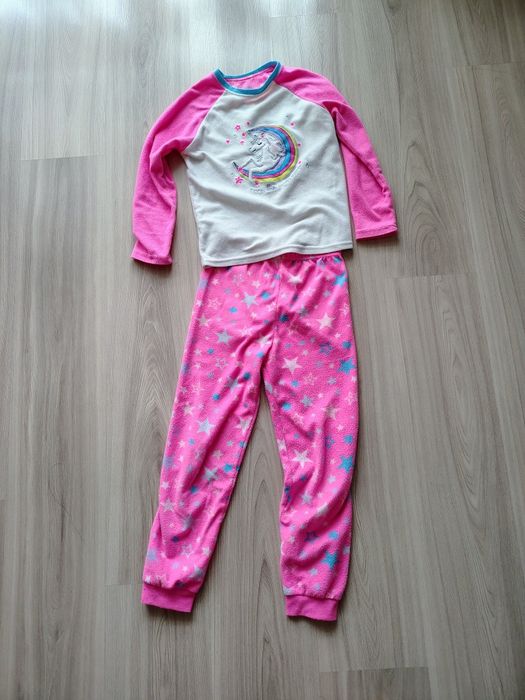 Piżama ciepła dla dziewczynki rozmiar 128