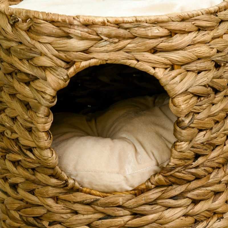 PawHut Drapak w formie beczki, z poduszkami