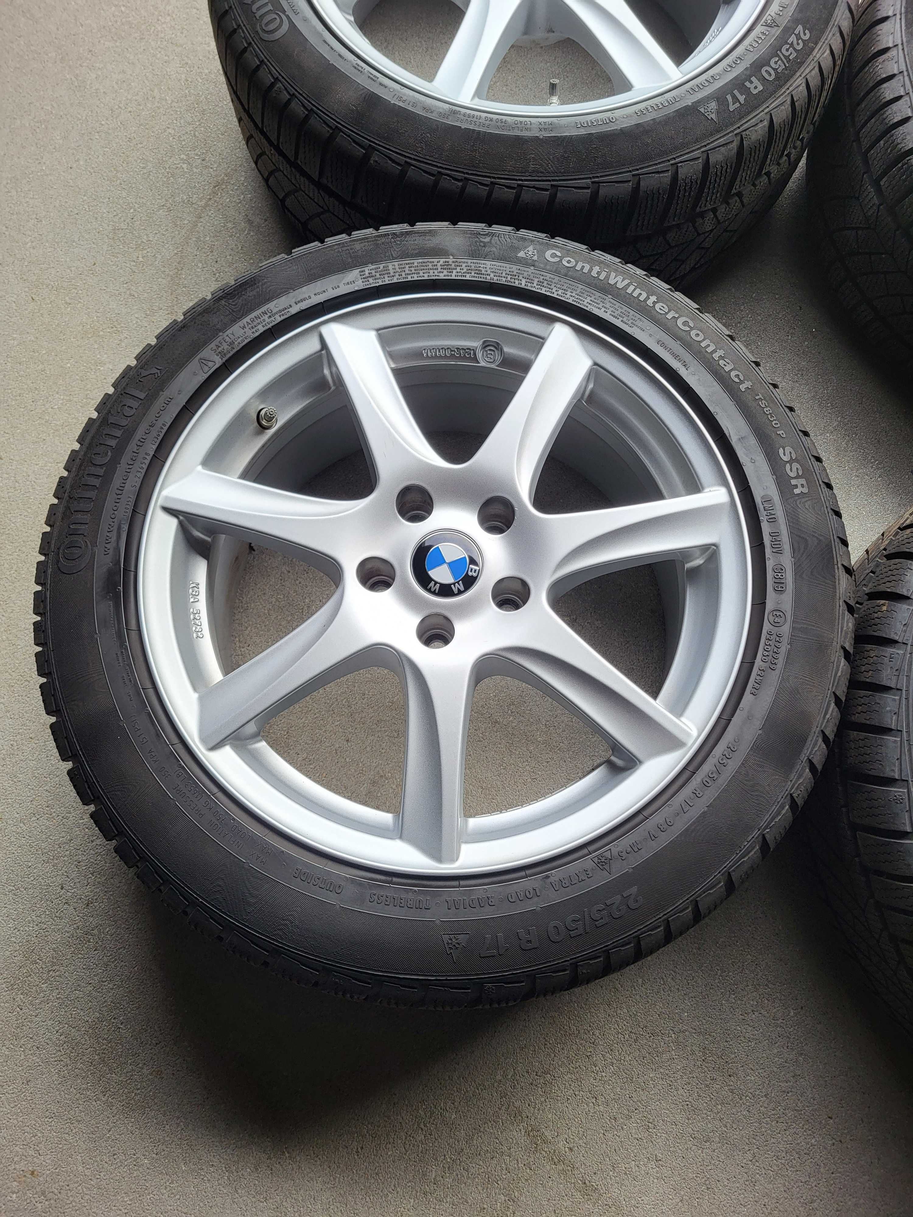 [k137] Koła zimowe BMW 17 Cali 5x112 Continental 225/50/17 7mm BMW 3