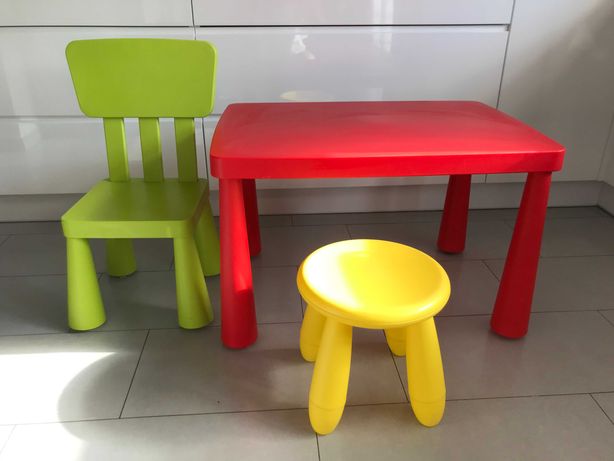 Ikea Mammut Mamut stolik krzesełko taboret stołek
