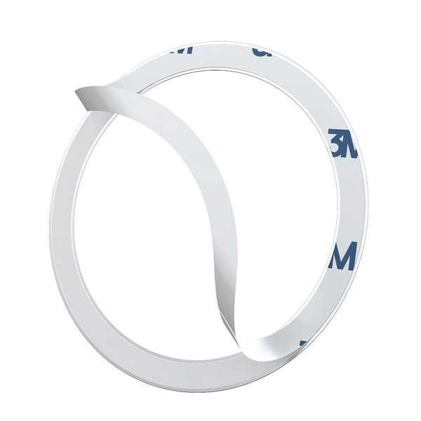 Baseus Halo Series magnetyczny pierścień (2 szt./opakowanie) srebrny