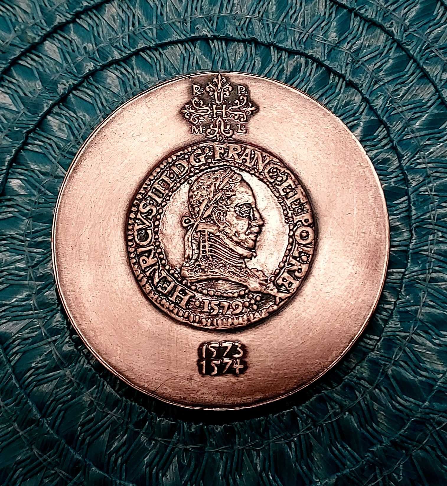 Medal z serii królewskiej PTAiN – Henryk Walezy