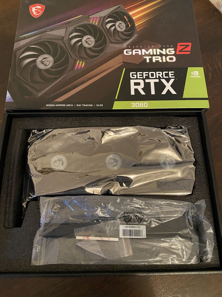 Відеокарта MSI GeForce RTX 3060 Gaming Z Trio 12G