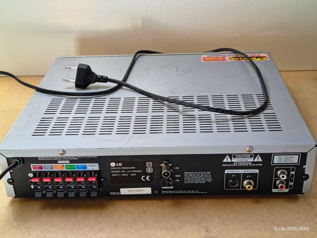 LG amplituner kina domowego, model LH-D6245D - uszk.