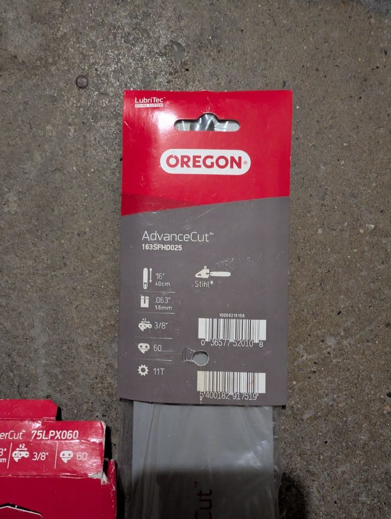 Prowadnica 40cm OREGON + łańcuch 3/8 1,6 nowe, do piły Stihl.