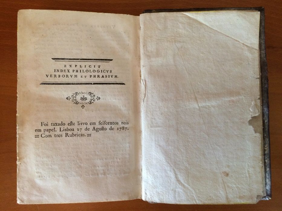 Publii Terentii Comoediae – Olisipone 1787