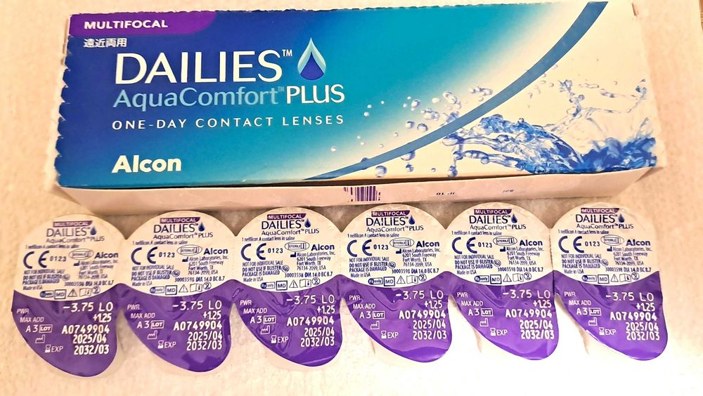 DAILIES AQUA COMFORT PLUS MULTIFOCAL  jednodniowe soczewki progresywne