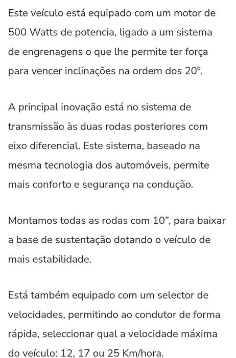 Scooter MK3N triciclo mobilidade reduzida