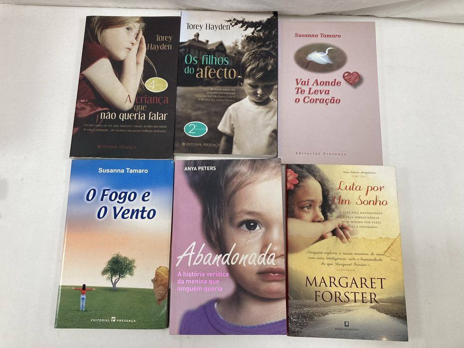 Livros Ken Follett, Nora Roberts, Carré, Torey Hayden
