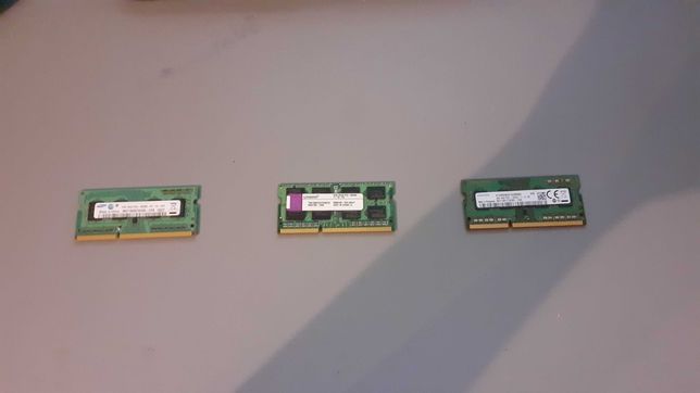 RAM do Laptopa 1GB/2GB/4GB DDR3 PC3/L łącznie 7GB
