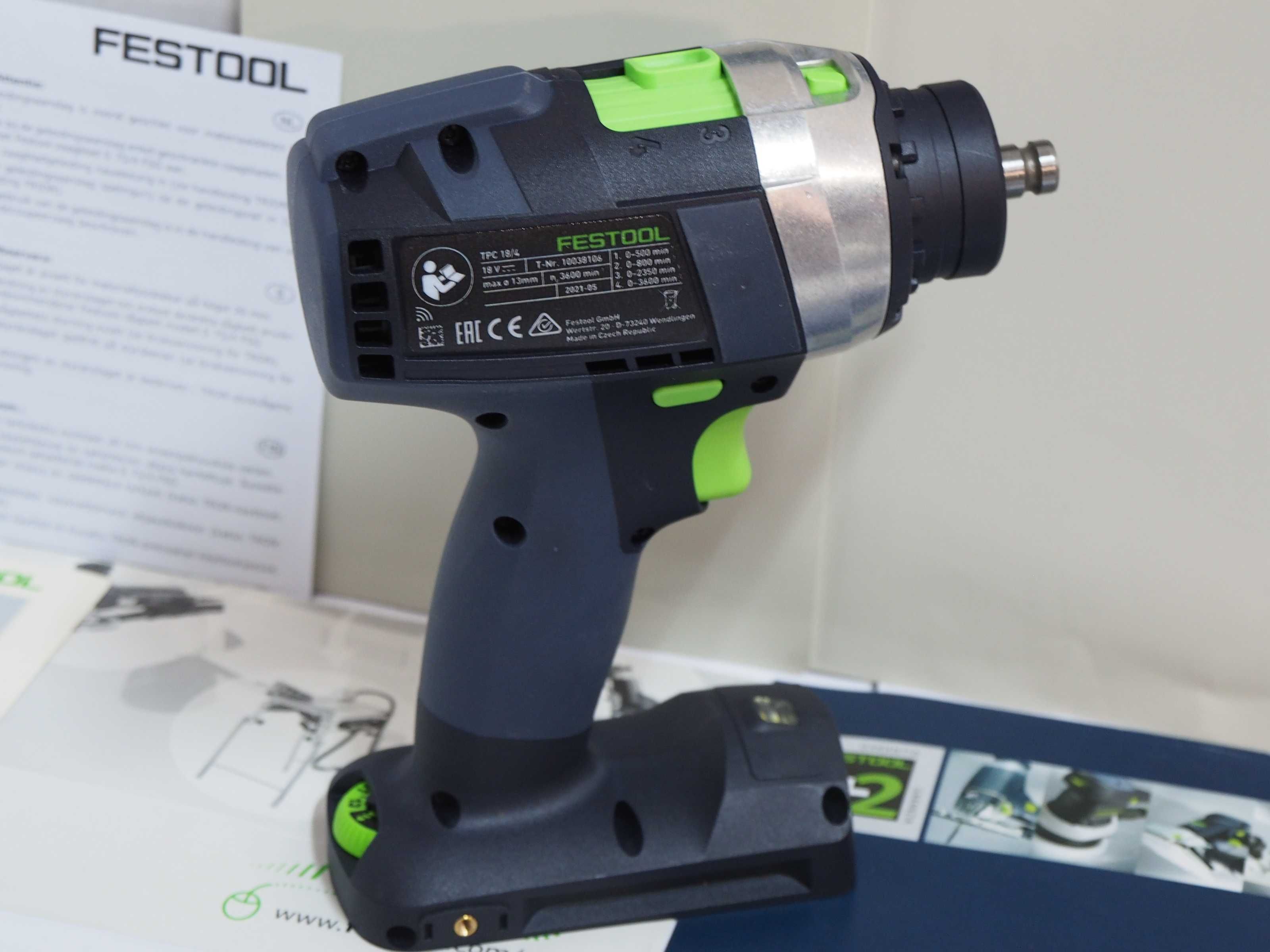 Wkretarka udarowa FESTOOL TPC 18/4 -bezszczotkowa 4 biegi 75Nm