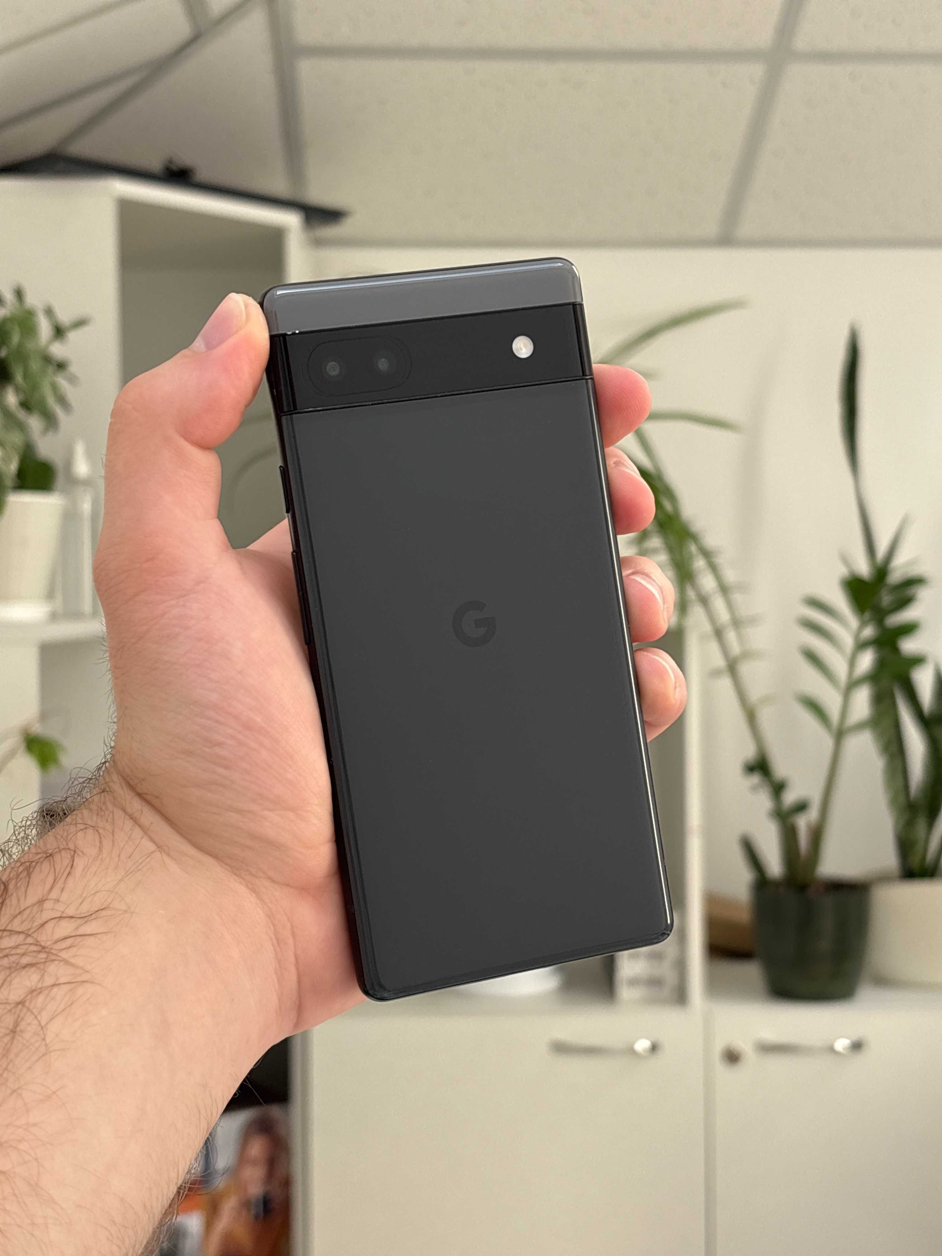 Google Pixel 6a 6/128GB Black Neverlock, Android 16, Акумулятор 100%