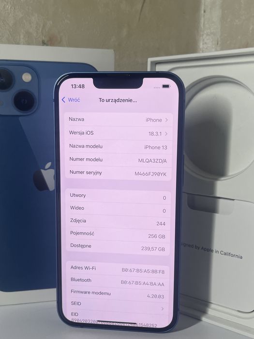 Iphone 13 85% 256gb