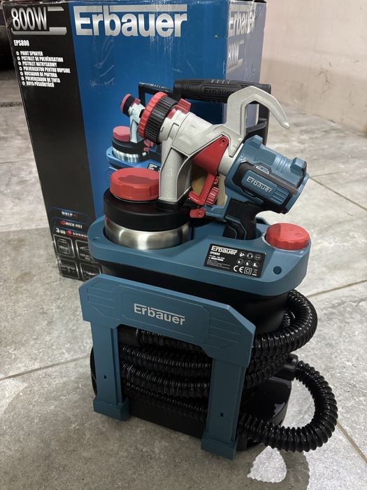 Agregat malarski Erbauer 800 W pistolet natryskowy