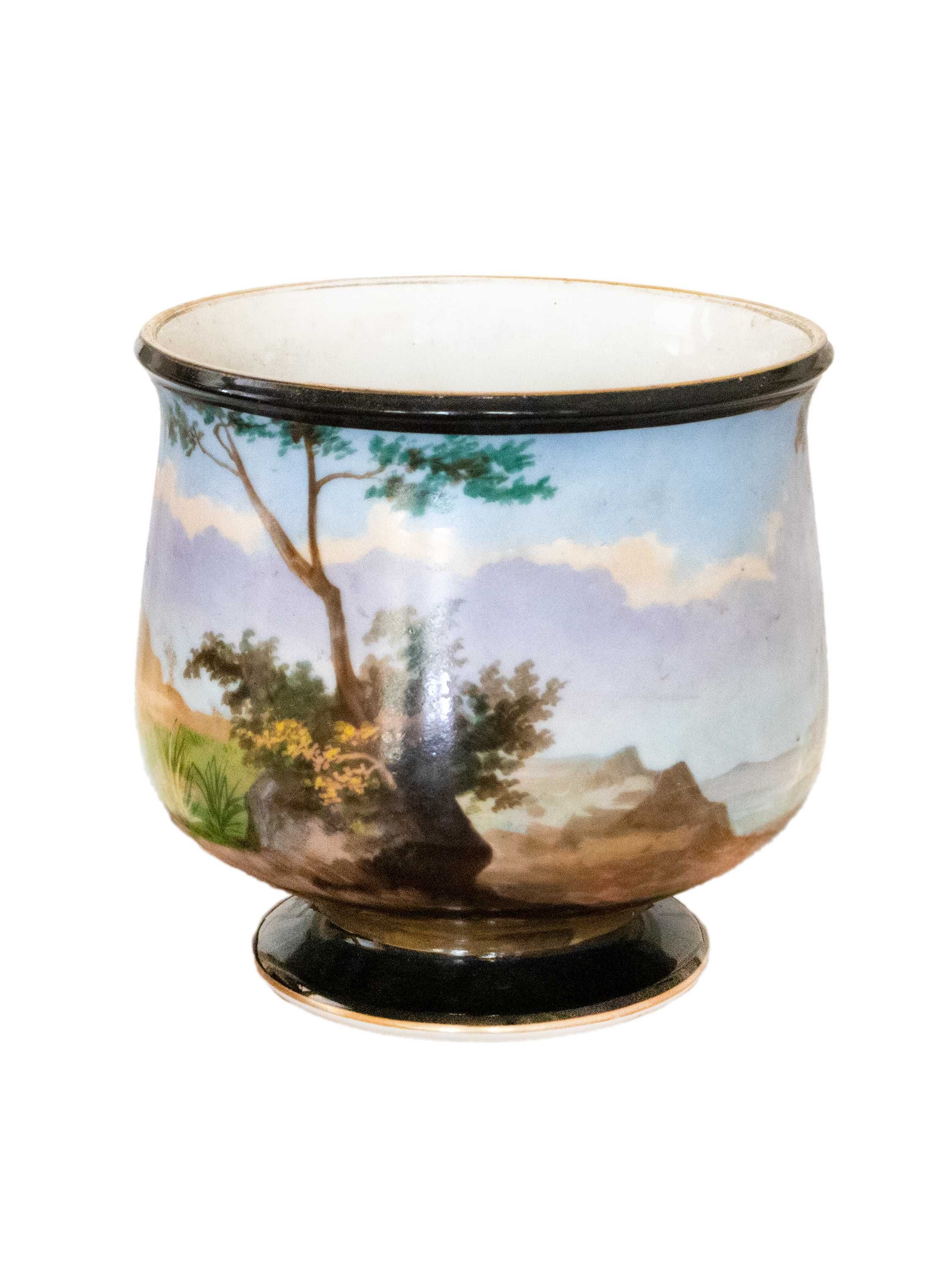 Vaso porcelana Vieux Paris campo | século XIX