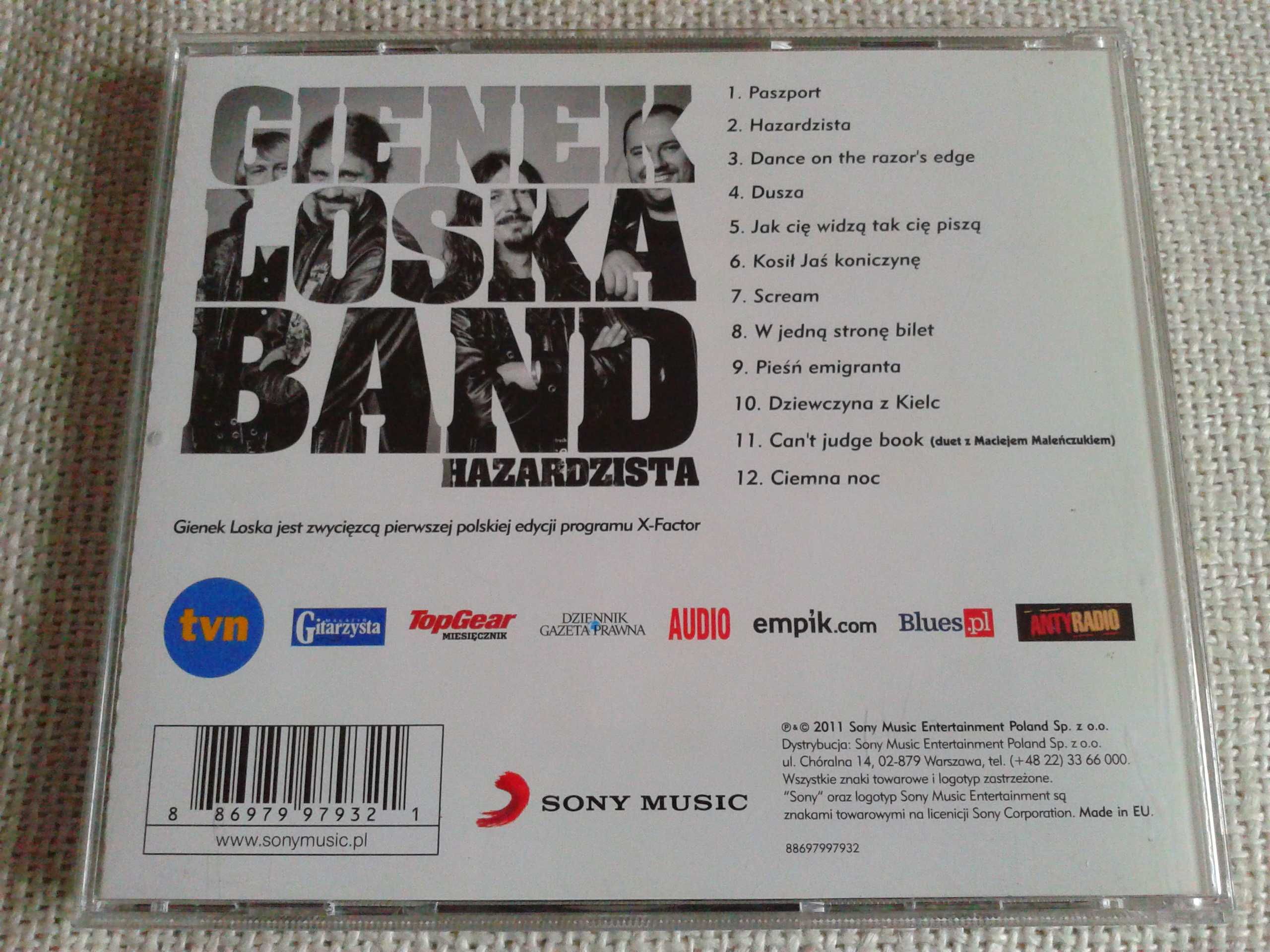 Gienek Loska Band - Hazardzista  CD