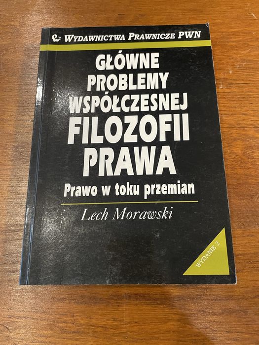 Książka Główne problemy współczesnej filozofii prawa.