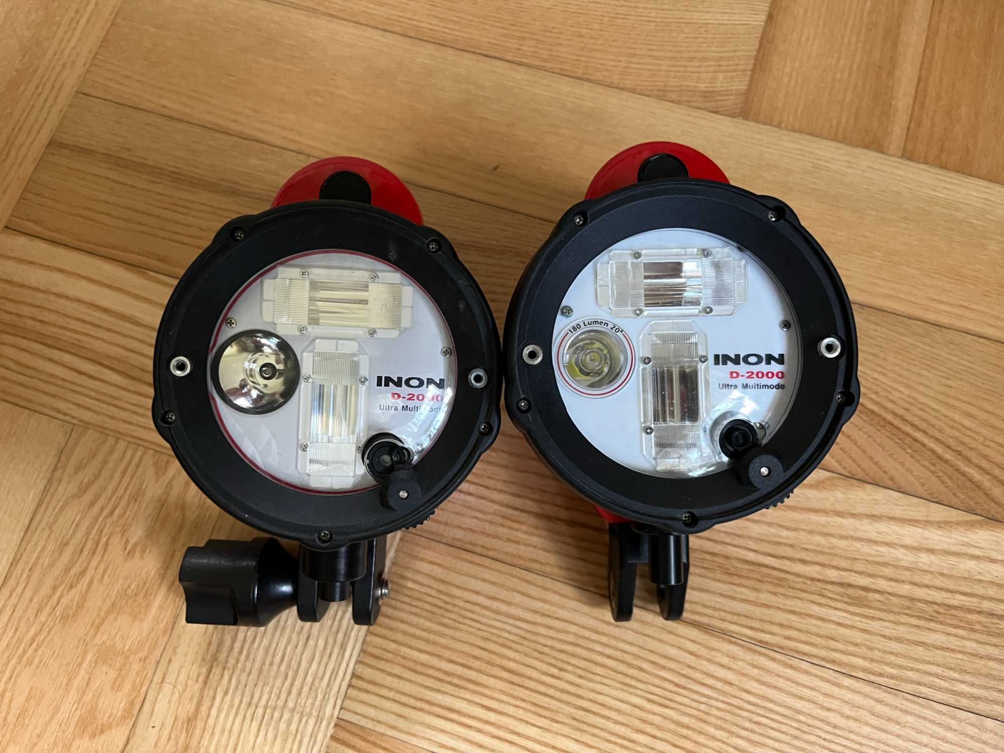 INON D2000 lampy błyskowe podwodne 2 sztuki