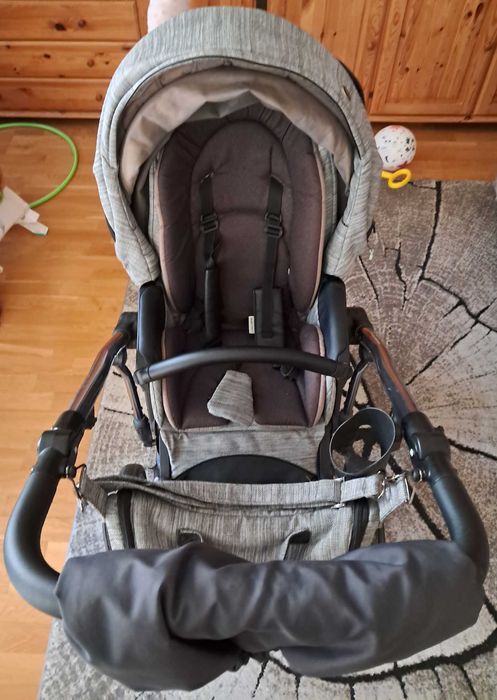 Wózek 2w1 Bebetto Bresso Premium Class (szary)