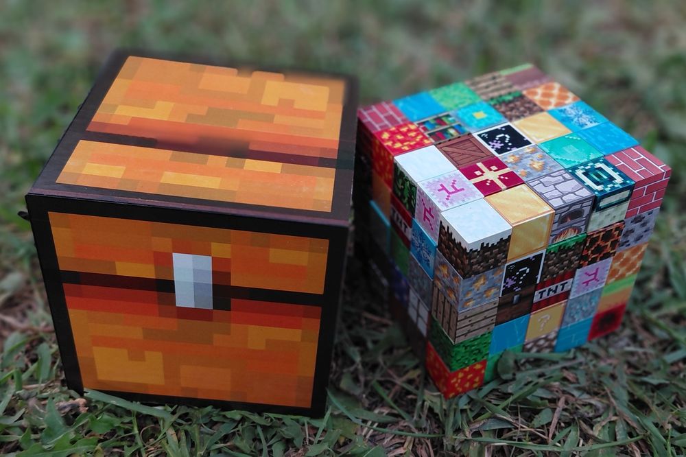 Магнитный конструктор Майнкрафт 100/200шт кубики на магнитах Minecraft