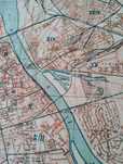 Przedwojenny plan Warszawy 1934 rok w passe-partout