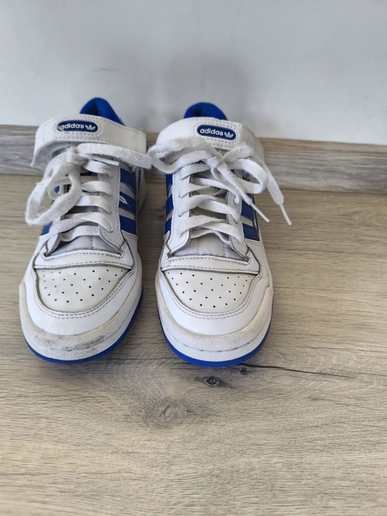 Adidas forum low niebieskie r.36