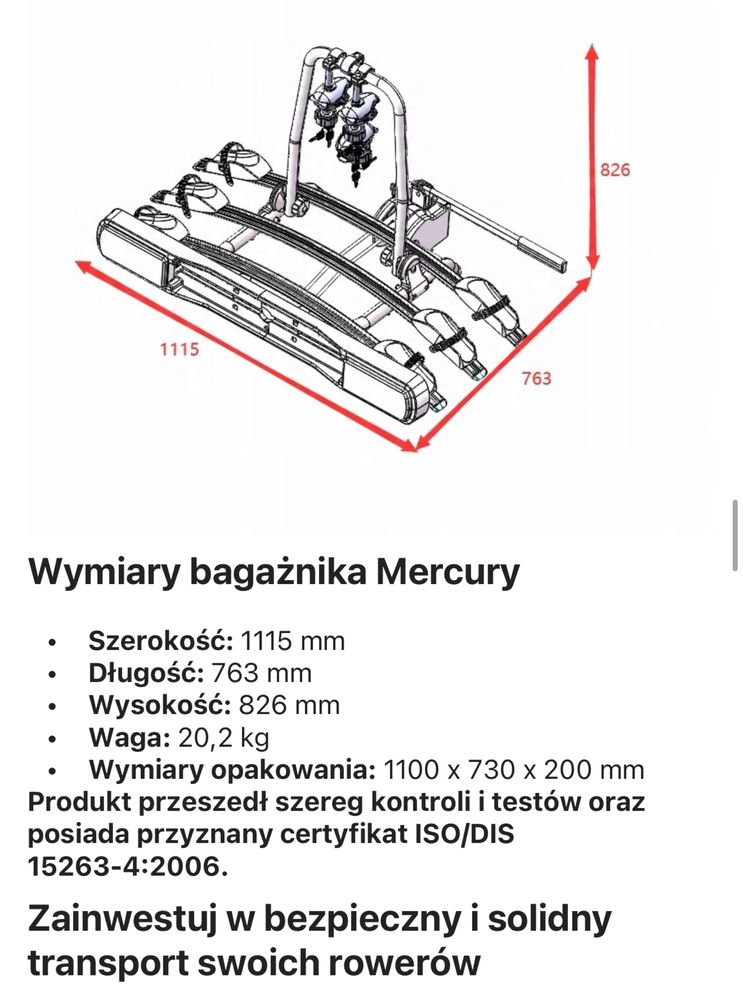 Bagażnik rowerowy