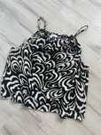 Czarny elegancki top damski 38