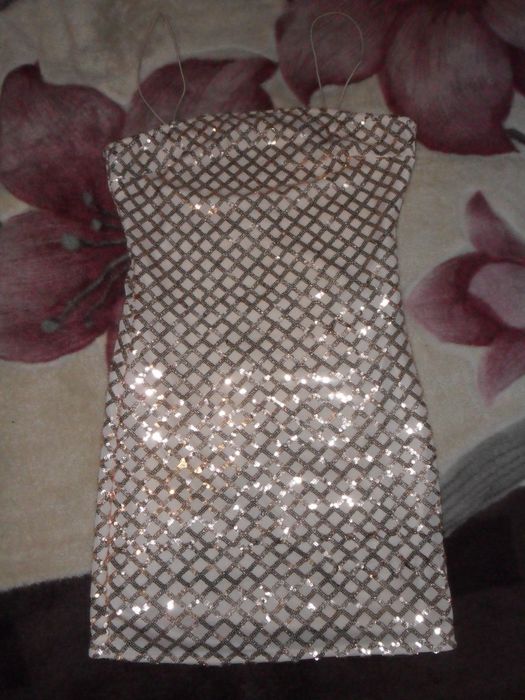Шикарна блискуча сукня 42 р, платье пайетки