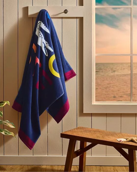 Великий пляжний рушник Lacoste