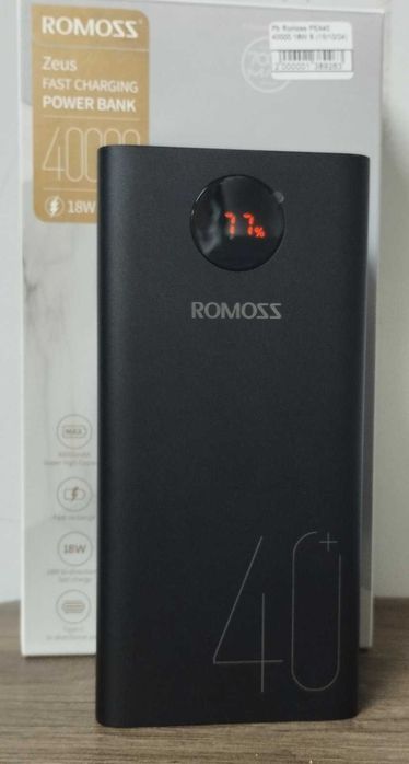 Power Bank Romoss  60000mAh
Power Bank Romoss 40000mah 18W