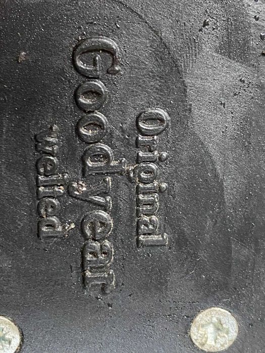 Botas Dodge original (unissexo) pretas, sola Goodyear