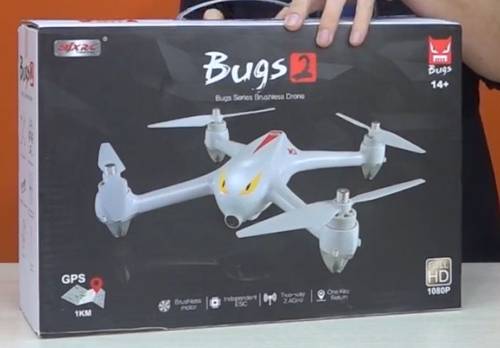 Квадрокоптер дрон Bugs 2 MJX