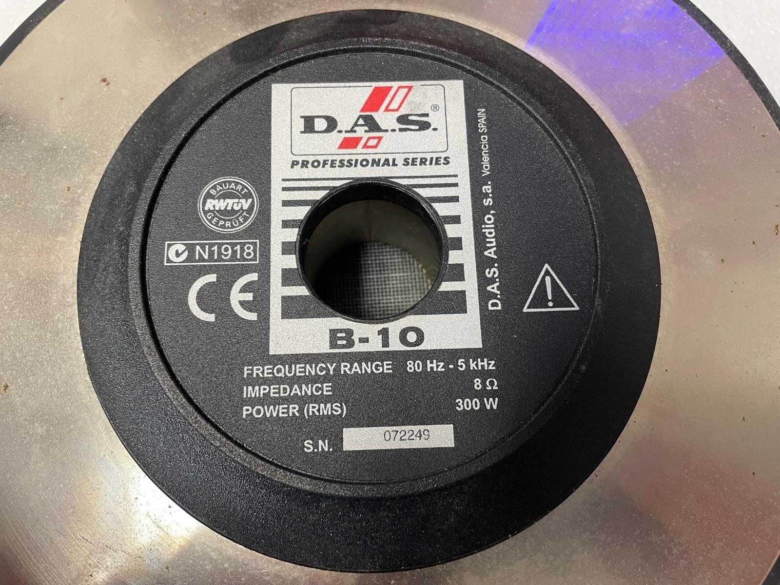 ALTIFALANTES D.A.S. TOPO DE GAMA - PAR 10 Polegadas 600Watts