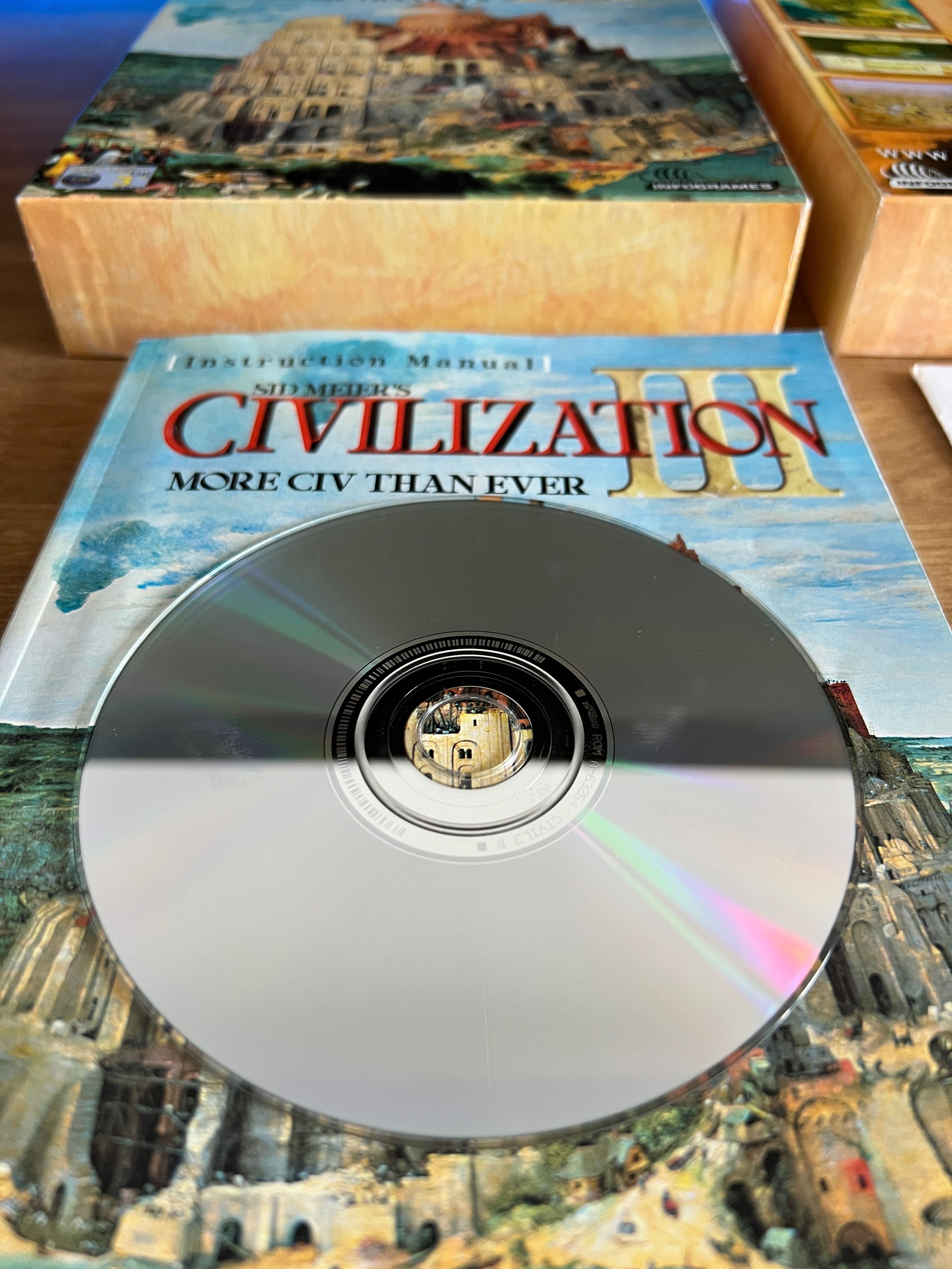 Civilization III 3 (PC EN 2001) BIG BOX premierowe kompletne wydanie