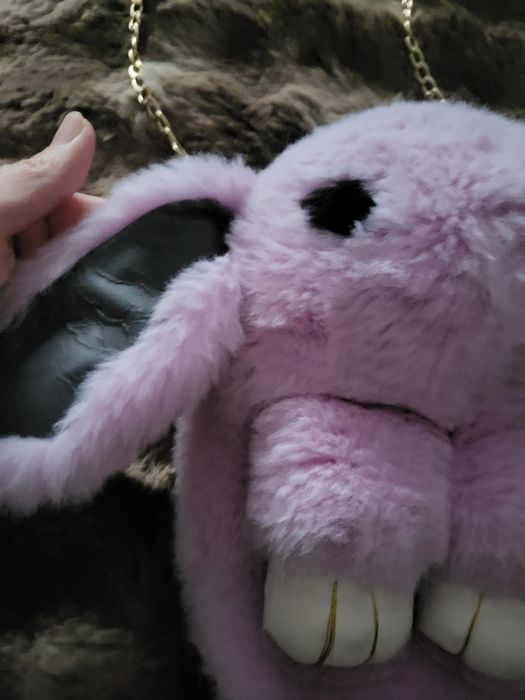 Królik króliczek plecak futrzany torebka plecaczek dla dziewczynki