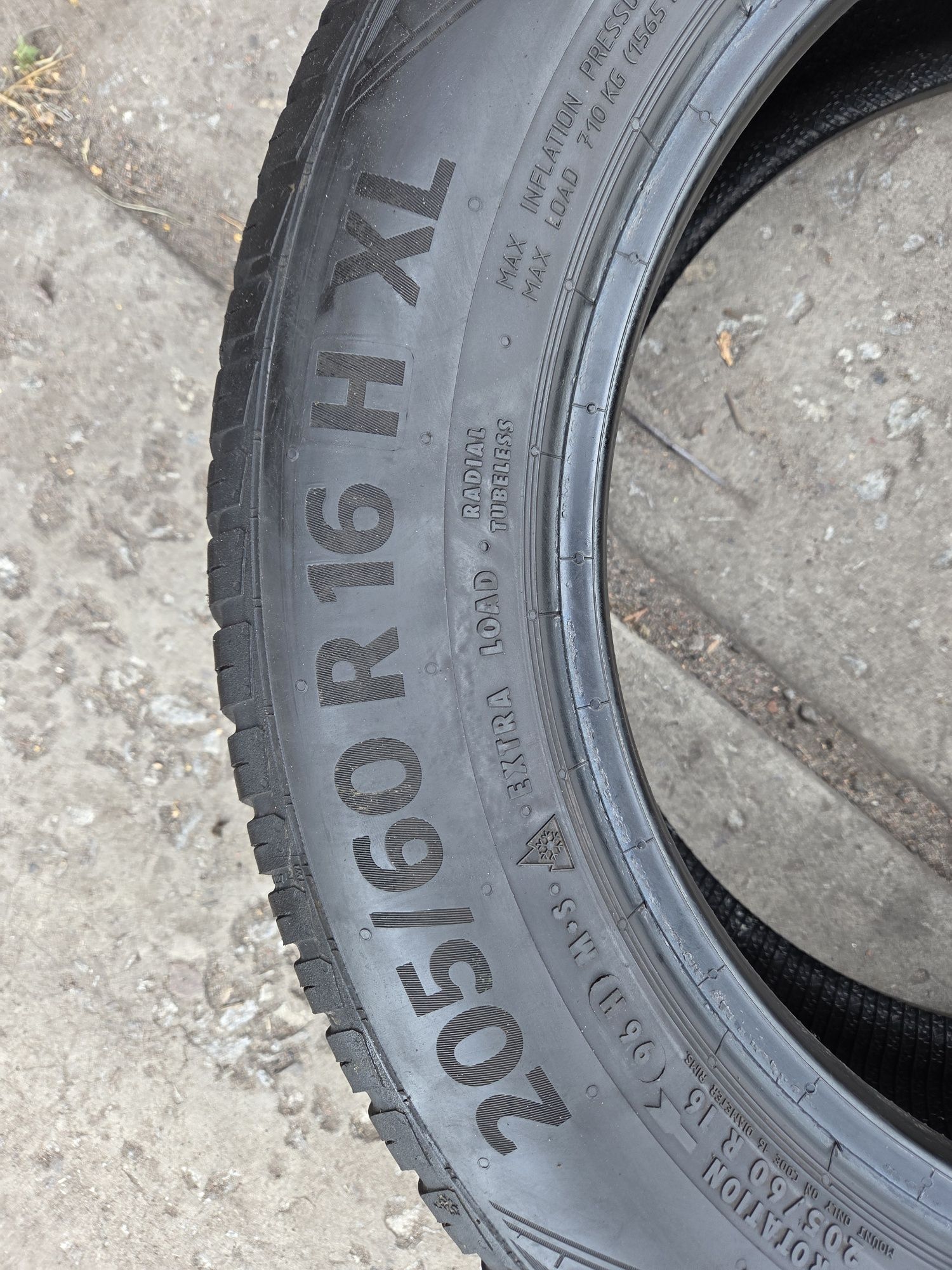 Шини всесезонні 205/60/r16, Continental AllSeason Contact, 2019р.