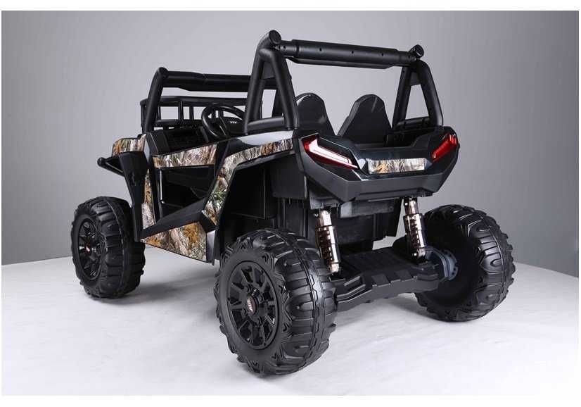 Buggy UTV SUPER MUSTER na akumulator dla dzieci Czarne