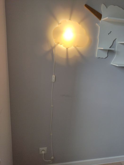 Lampka kinkiet ścienny IKEA chmurka