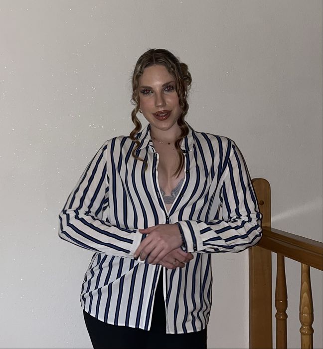 Damska koszula w paski