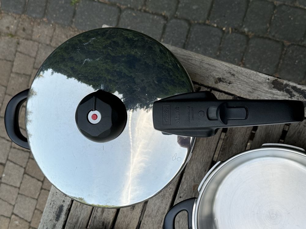Zestaw szybkowarów Fissler Vitavit o poj. 2,5 / 4,5 /6l plus Wklad !!!