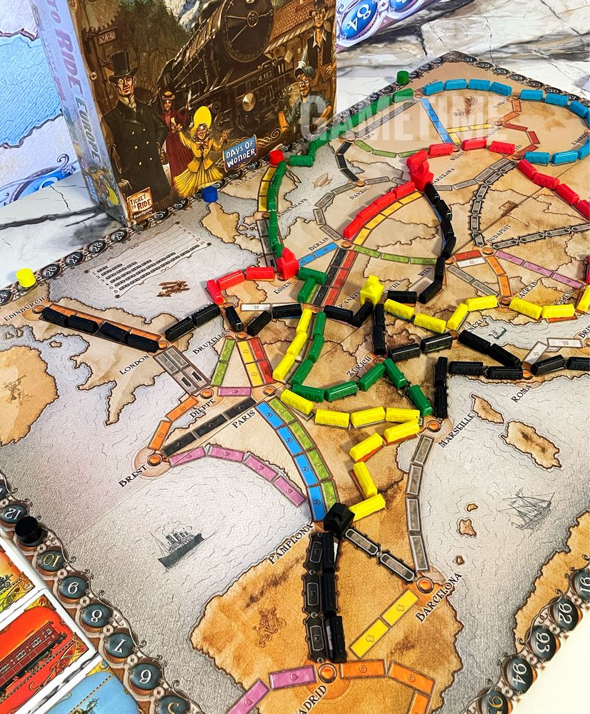Билет на Поезд Европа Ticket to Ride Europe Квиток на Потяг Европа
