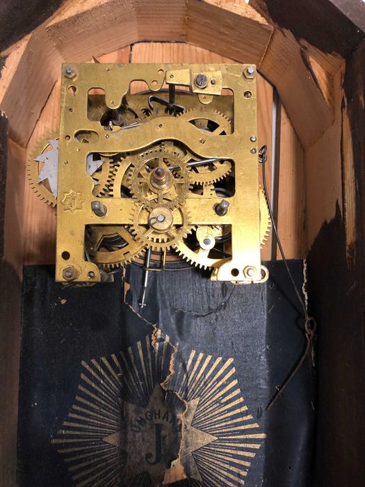 Antyk zegar kapliczka  z XIX wieku