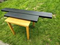 Półki Ikea lack ciemnobrązowe 110 I 190