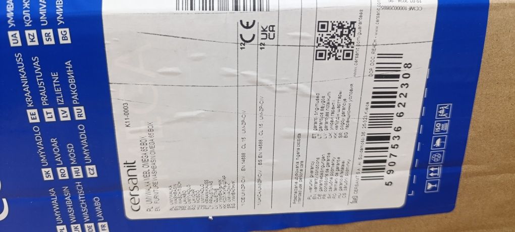 Umywalka Cersanit Omega 65
