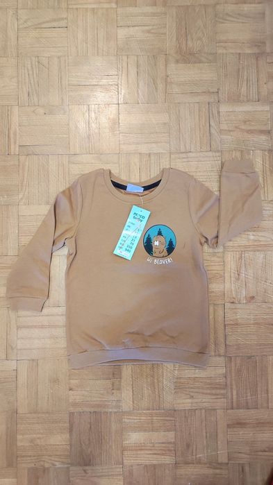 Brązowa nowa bluza Pepco rozmiar 98